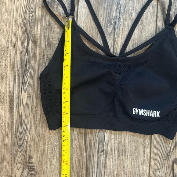 Gymshark Vital Seamless Sports Bra | Black | Size M | - Picture 6 of 9